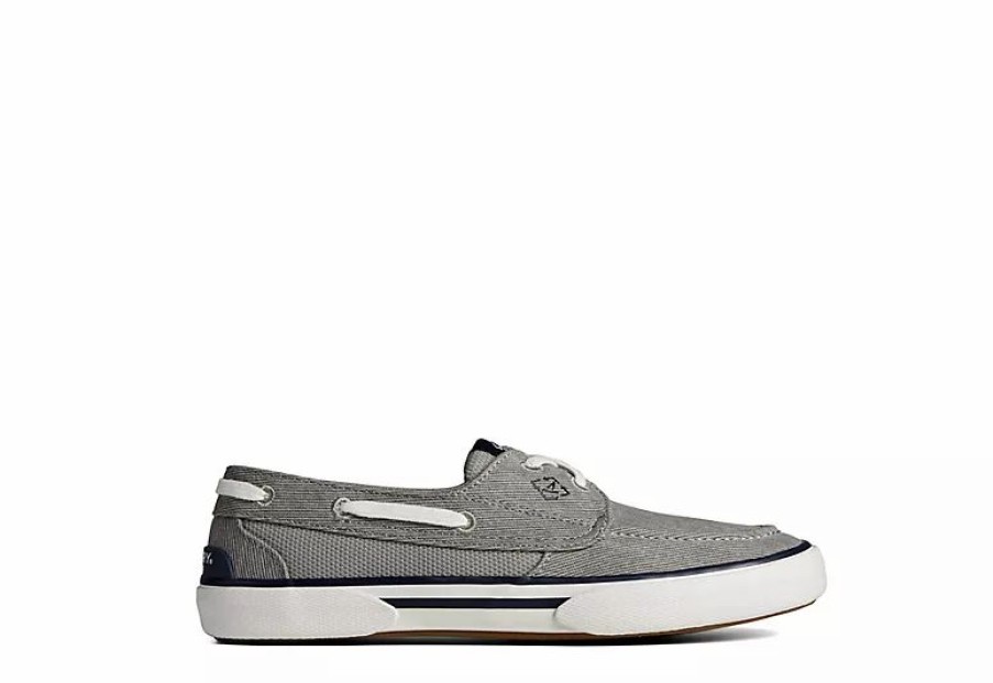 * Sperry Womens Pier Wave Boat Slip On Sneaker Grey Women