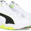 * Puma Men'S Rebound Future Evo Basketball Shoe White/Lime Men