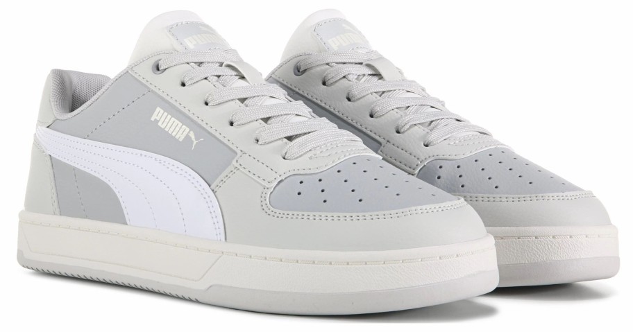 * Puma Men'S Caven 2.0 Low Top Sneaker Grey/White Men