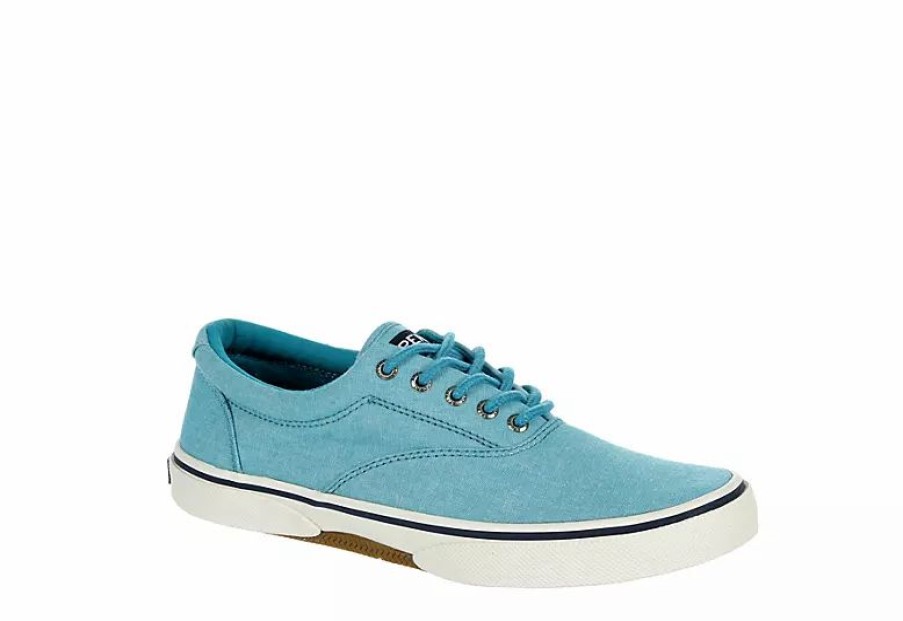 * Sperry Mens Halyard Cvo Sneaker Turquoise Men