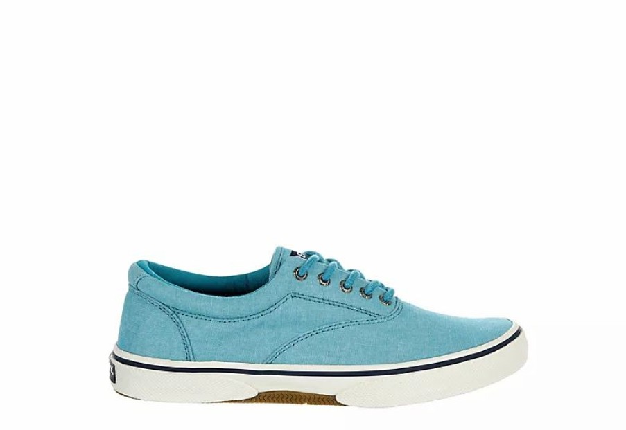 * Sperry Mens Halyard Cvo Sneaker Turquoise Men