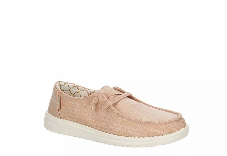 * Heydude Womens Wendy Slip On Sneaker Rose Gold Women