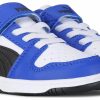 * Puma Kids' Rebound Layup Low Top Sneaker Toddler White/Black/Blue Boys