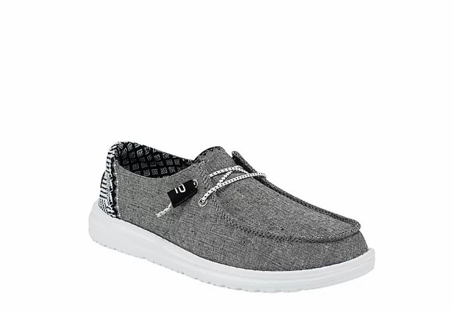 * Heydude Womens Wendy Slip On Sneaker Dark Grey Women