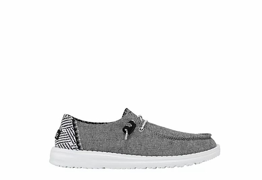 * Heydude Womens Wendy Slip On Sneaker Dark Grey Women