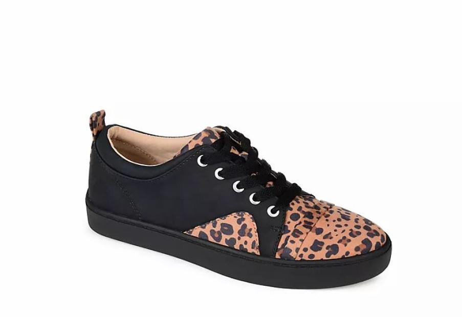 * Journee Collection Womens Kyndra Sneaker Leopard Women