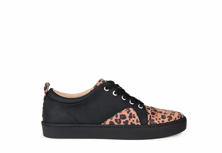 * Journee Collection Womens Kyndra Sneaker Leopard Women