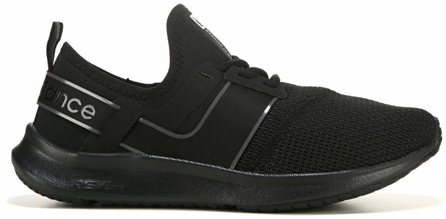 * &New Women'S Nergize Sport Medium/Wide Sneaker Black/Black Wide Women