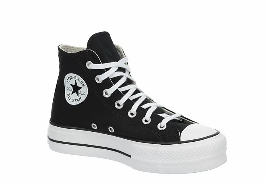 * Converse Womens Chuck Taylor All Star High Top Platform Sneaker Black Women