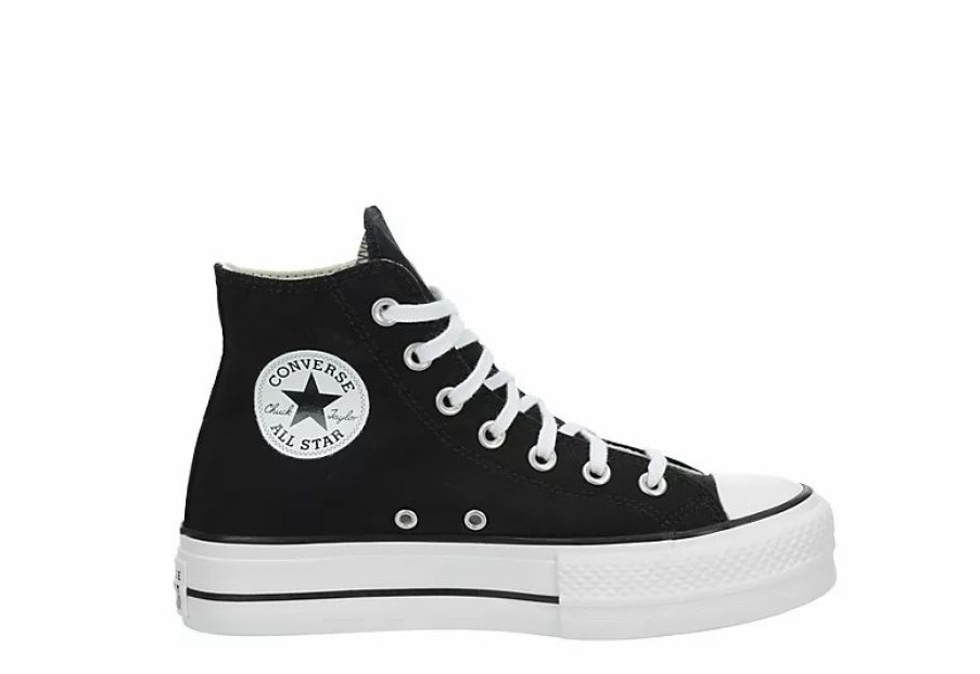 * Converse Womens Chuck Taylor All Star High Top Platform Sneaker Black Women