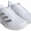 * Women'S Court Team Bounce 2.0 Running Shoe White/Silver Metallic/Grey Women