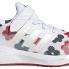 * Kids' Fortarun 2.0 Strap Sneaker Little/Big Kid White/Metallic/Scarlet Boys