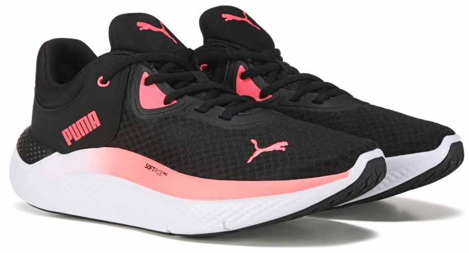 * Puma Women'S Softride Pro Running Shoe Black/Pink Women