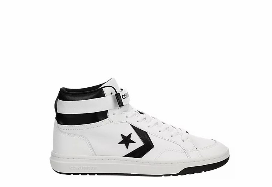 * Converse Mens Pro Blaze Strap Sneaker White Men