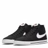 * Nike Womens Court Legacy Mid Sneaker Black Women