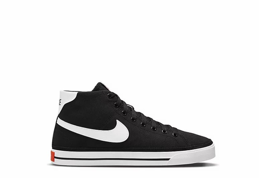 * Nike Womens Court Legacy Mid Sneaker Black Women