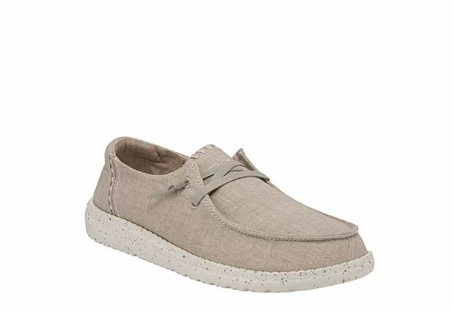 * Heydude Womens Wendy Slip On Sneaker Taupe Women