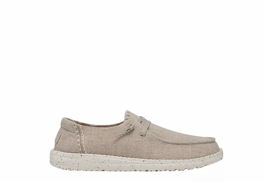 * Heydude Womens Wendy Slip On Sneaker Taupe Women