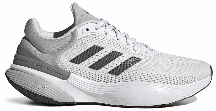 * Kids' Response Super 3.0 Running Shoe Big Kid White/Grey/Grey Boys