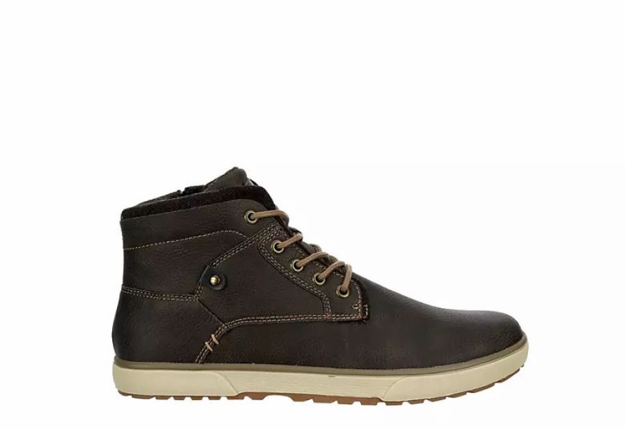 * Day Five Mens Edge Mid Sneaker Brown Men