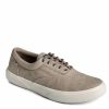 * Sperry Mens Halyard Plushstep Cvo Sneaker Taupe Men