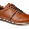 * Men'S Fenway Oxford Sneaker Cognac Leather Men