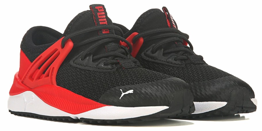 * Puma Kids' Pacer Future Sneaker Toddler Black/Red/White Boy