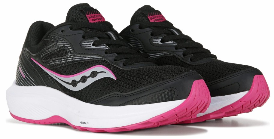 * Women'S Cohesion 16 Medium/Wide Running Shoe Black/Pink/White Women