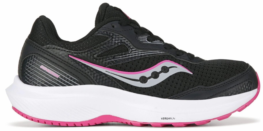 * Women'S Cohesion 16 Medium/Wide Running Shoe Black/Pink/White Women