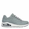 * Skechers Womens Uno 2 Sneaker Grey Women