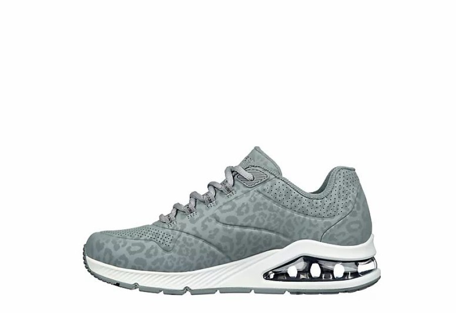 * Skechers Womens Uno 2 Sneaker Grey Women