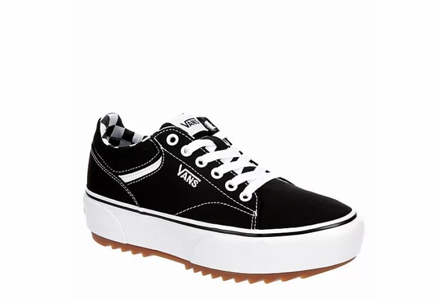 * Vans Womens Seldan Platform Sneaker Black Women