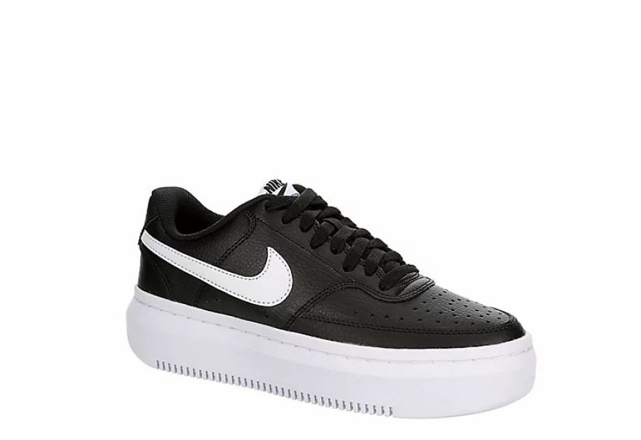 * Nike Womens Court Vision Alta Sneaker Black Women