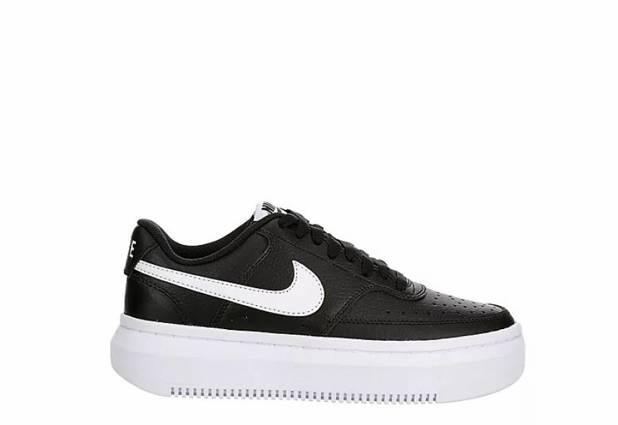 * Nike Womens Court Vision Alta Sneaker Black Women