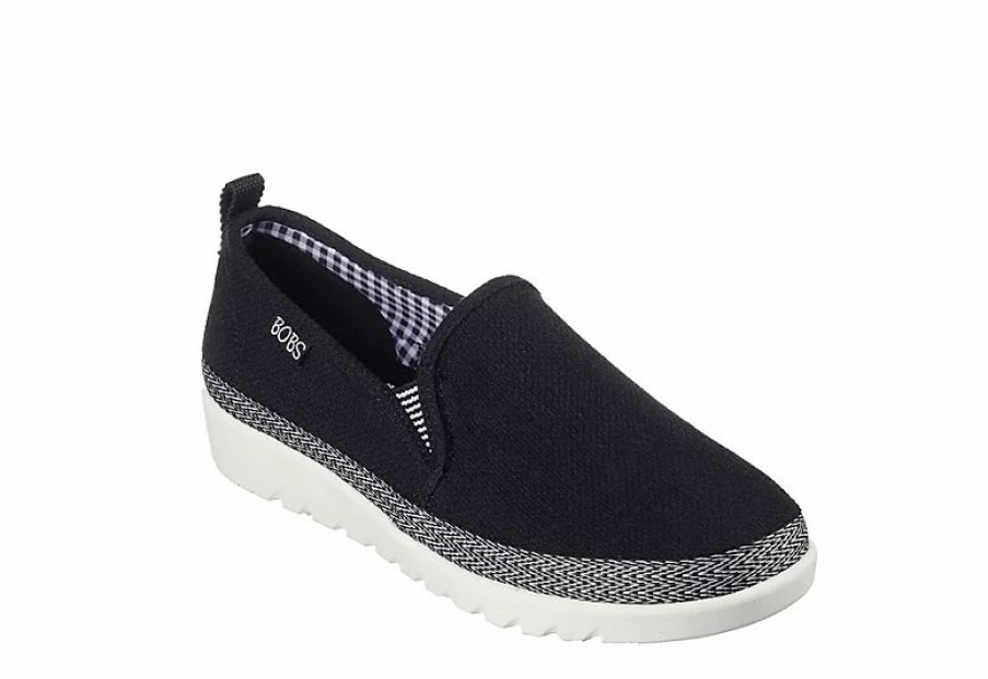 * Skechers Womens Flexpadrille Hi Pleasant Harmony Slip On Sneaker Black Women