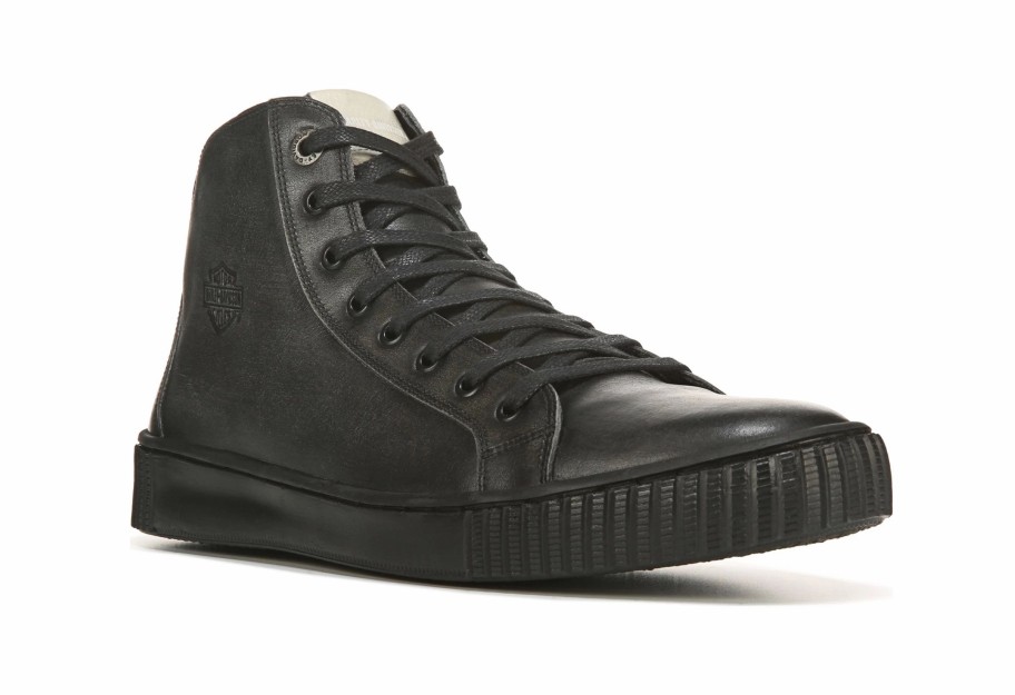 * Men'S Barren Medium/Wide High Top Sneaker Black Men