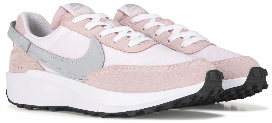 * Nike Women'S Waffle Debut Retro Sneaker Pink/Grey/White Women