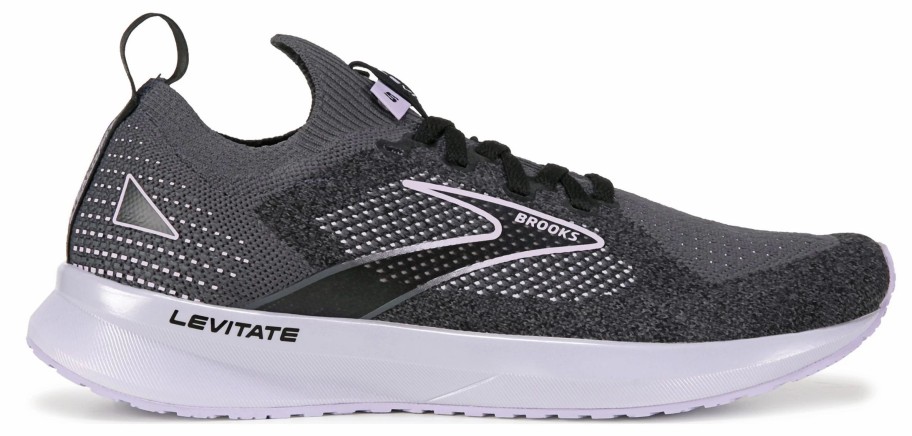 * Women'S Brook'S Levitate 5 Running Shoe Black/Purple Women