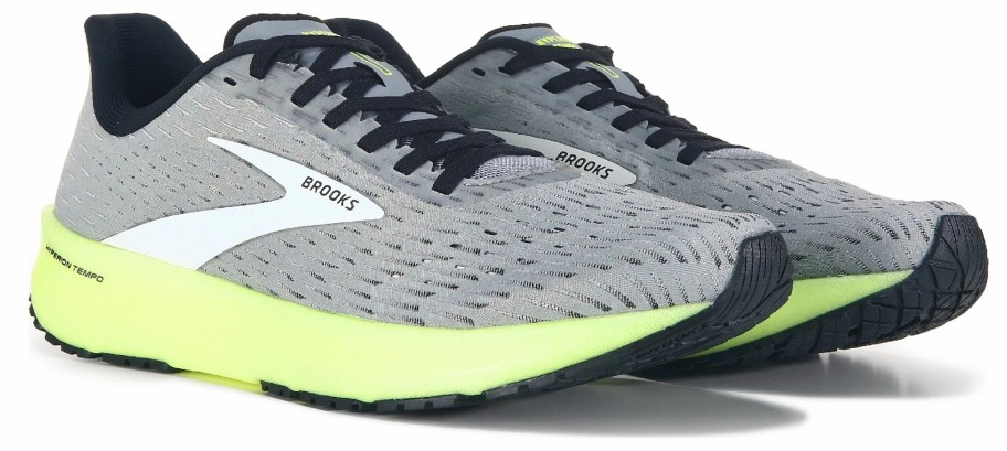 * Men'S Hyperion Tempo Running Shoe Grey/Black/Lime Men