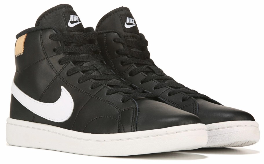 * Nike Men'S Court Royale 2 High Top Sneaker Black/White Men