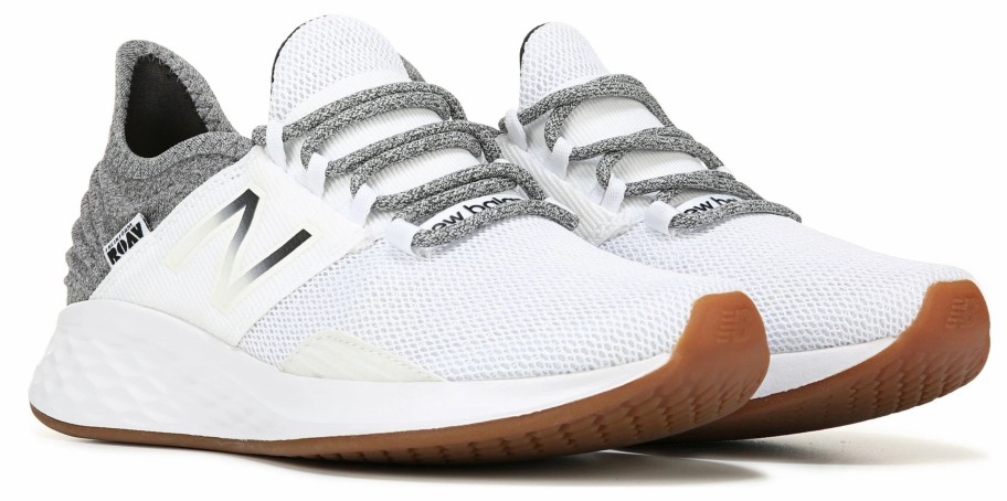 * &New Women'S Fresh Foam Roav Running Shoe White/Grey/Gum Women