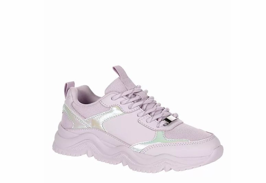 * Cupcake Couture Girls Ashton Sneaker Lilac Girls