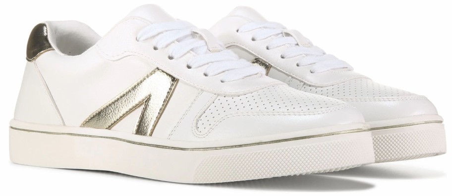 * Mia Women'S Krew Court Sneaker White/Soft Gold Women