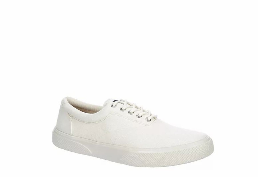 * Sperry Mens Halyard Plushstep Cvo Sneaker Off White Men