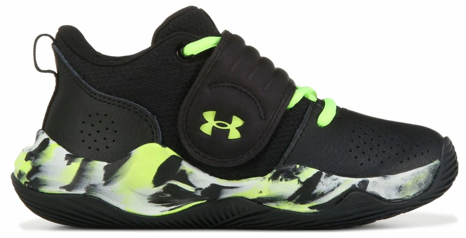 * Kids' Zone Bb Basketball Shoe Little Kid Black/Gray/Lime Boys